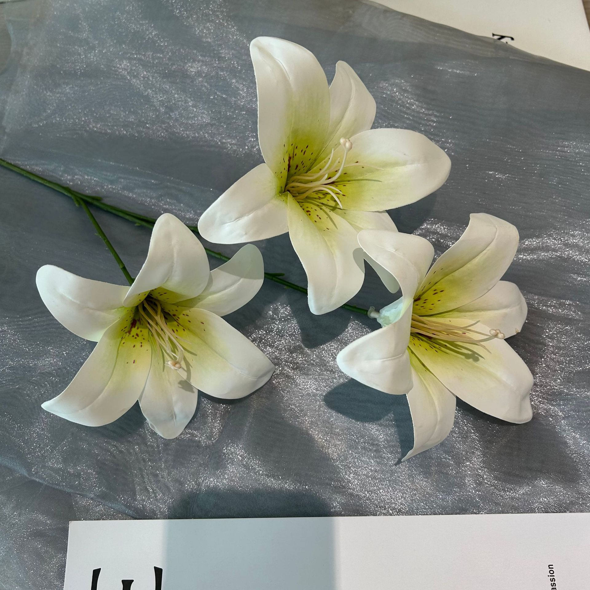 White Series Artificial Flower Bouquet - Thumbnail 4